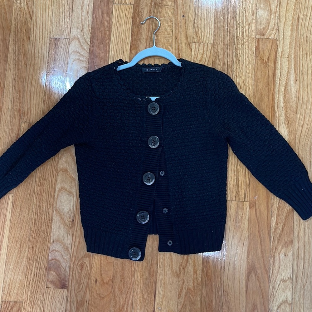Black cardigan